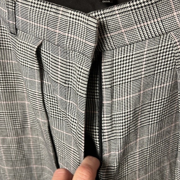 ATM Anthony Thomas Melillio Women Glen Plaid Crop Pants 8 career office business - Picture 6 of 9